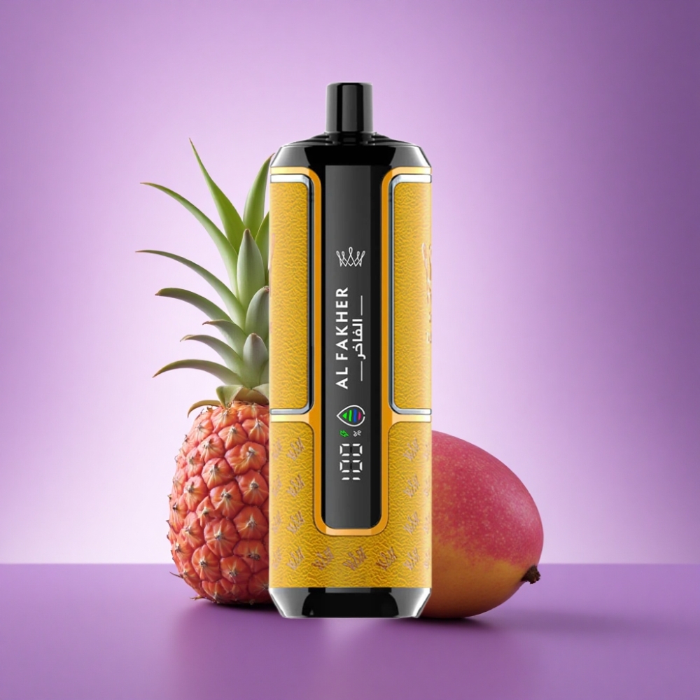 Al Fakher Crown Bar 15K Hypermax Ananāsu Manga 22ml 600mAh
