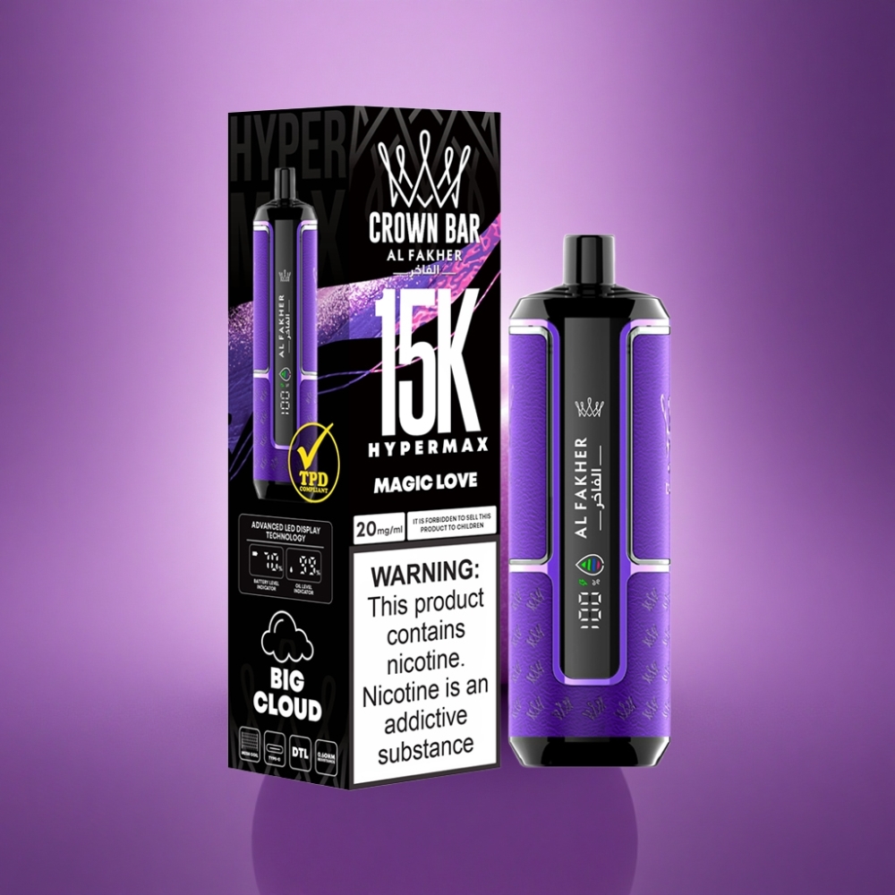 Al Fakher Crown Bar 15K Hypermax Burvīgā Mīlestība 22ml 600mAh