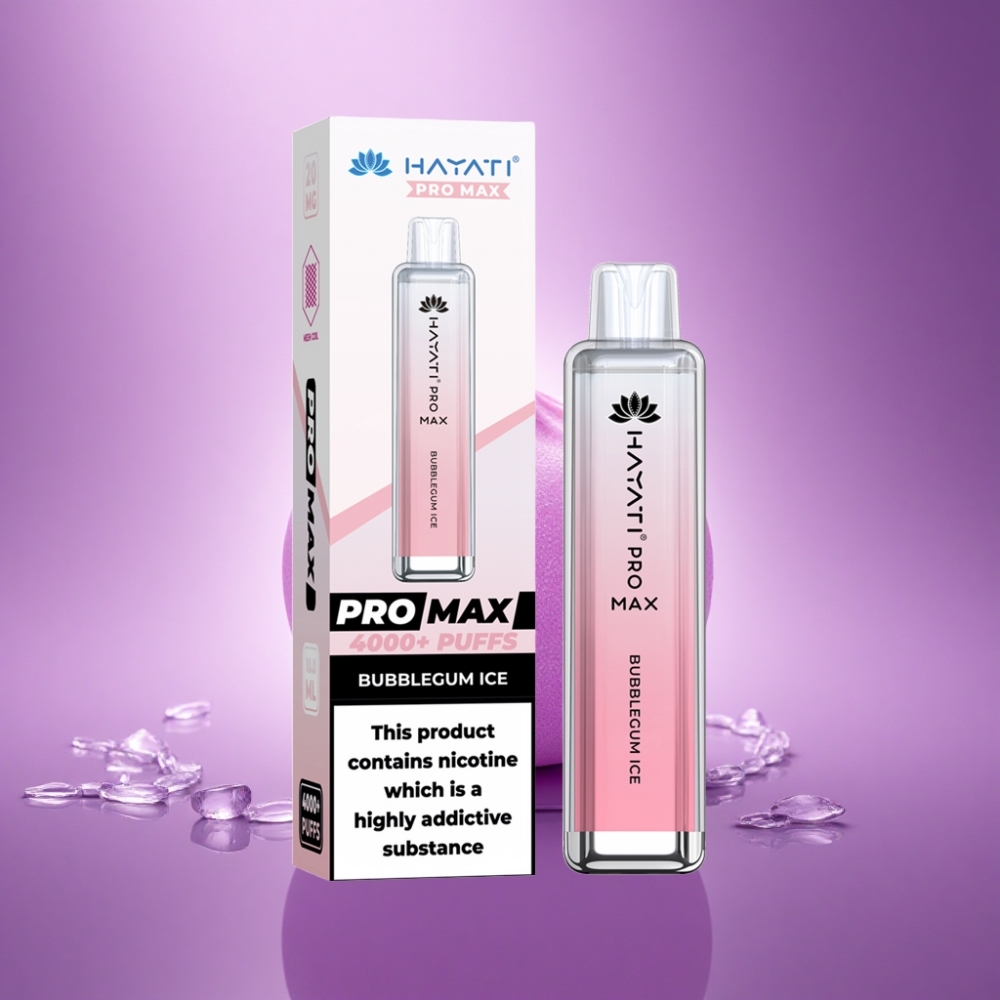 Hayati Pro Max 4000 Puffs Burbuļu Ledus 5% Nikotīna 1400mAh