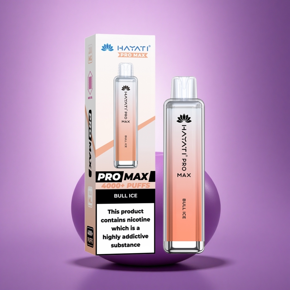 Hayati Pro Max 4000 Puffs Ledus 2% Nikotīna 1400mAh