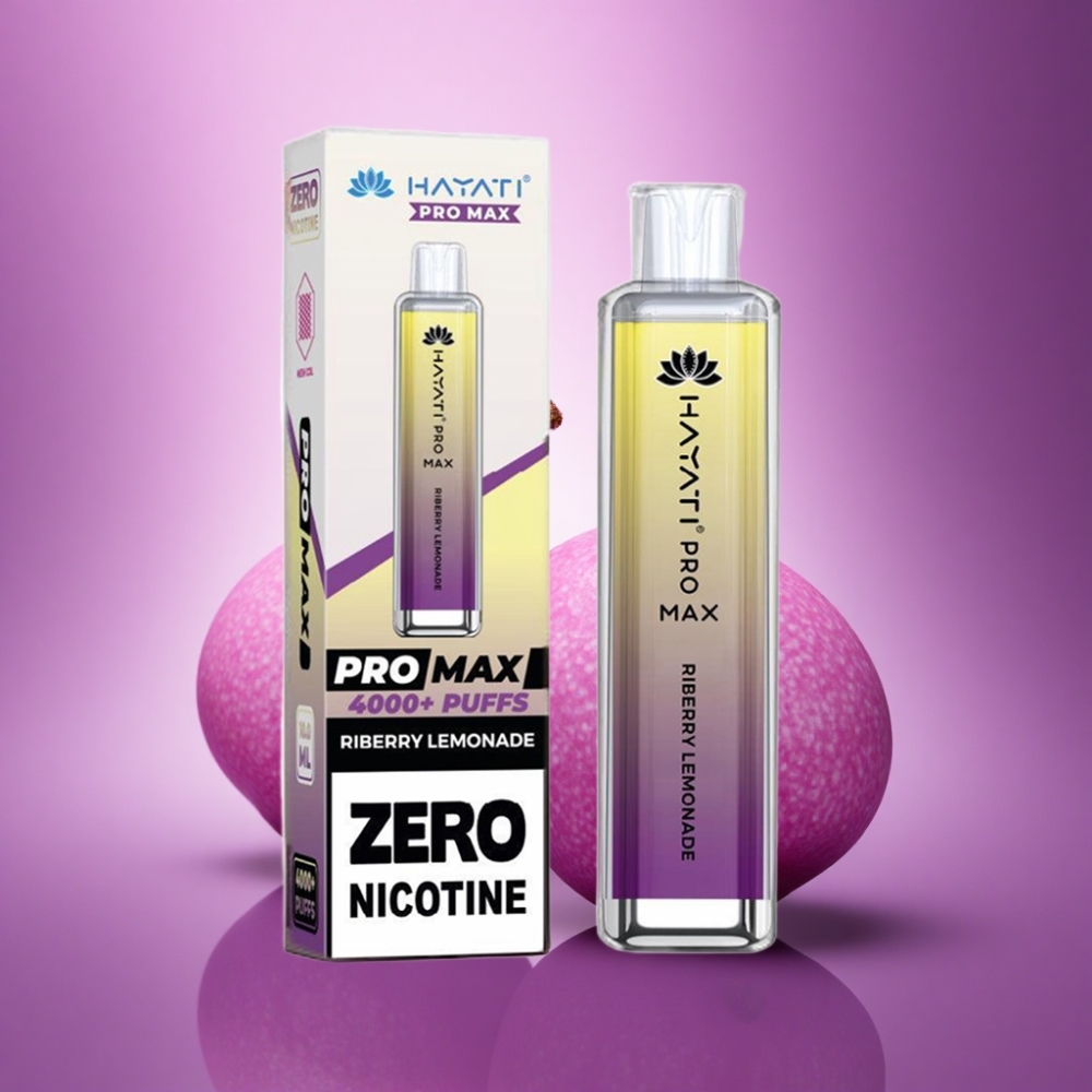 Hayati Pro Max 4000 Puffs Riberry Citronādes ar 2ml tvertni un 1400mAh bateriju
