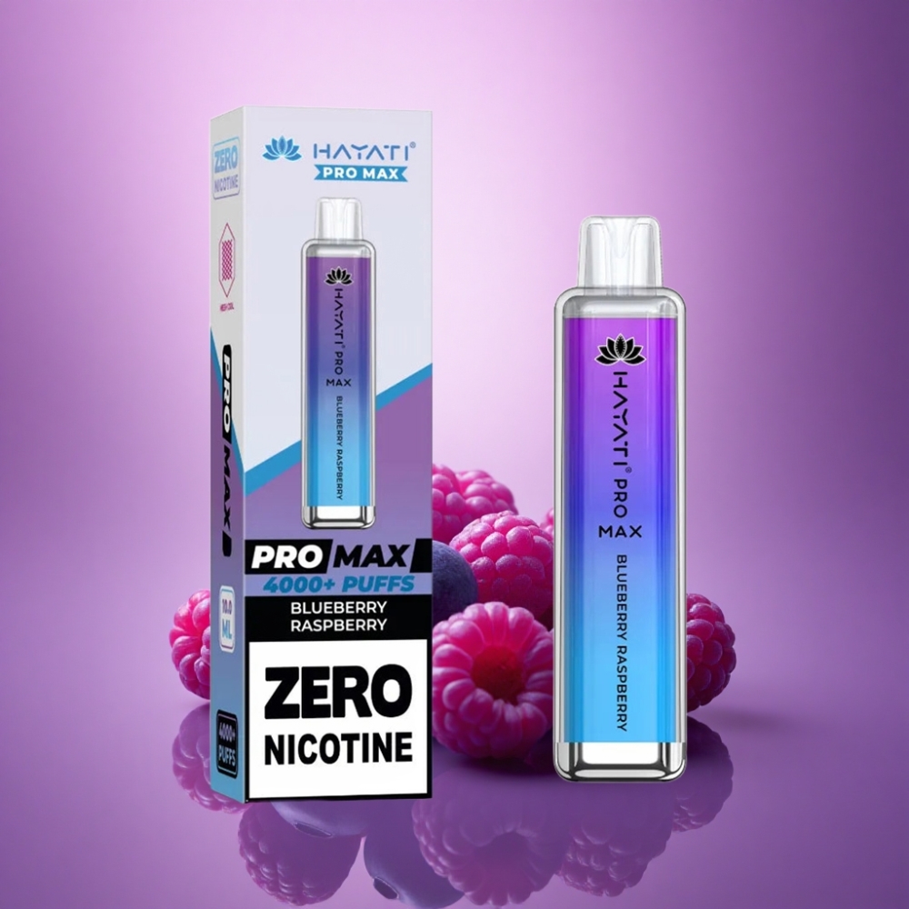 Hayati Pro Max 4000 Puffs Zilā Oga Aveņu 2% Nikotīna 1400mAh