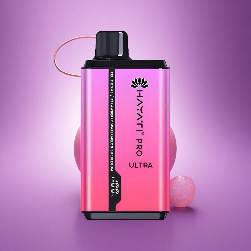 Hayati Pro Ultra 15000 Puffs Augļu Bumba Saldējuma Arbūzs Sviestmaize ar 2% nikotīna un 850mAh