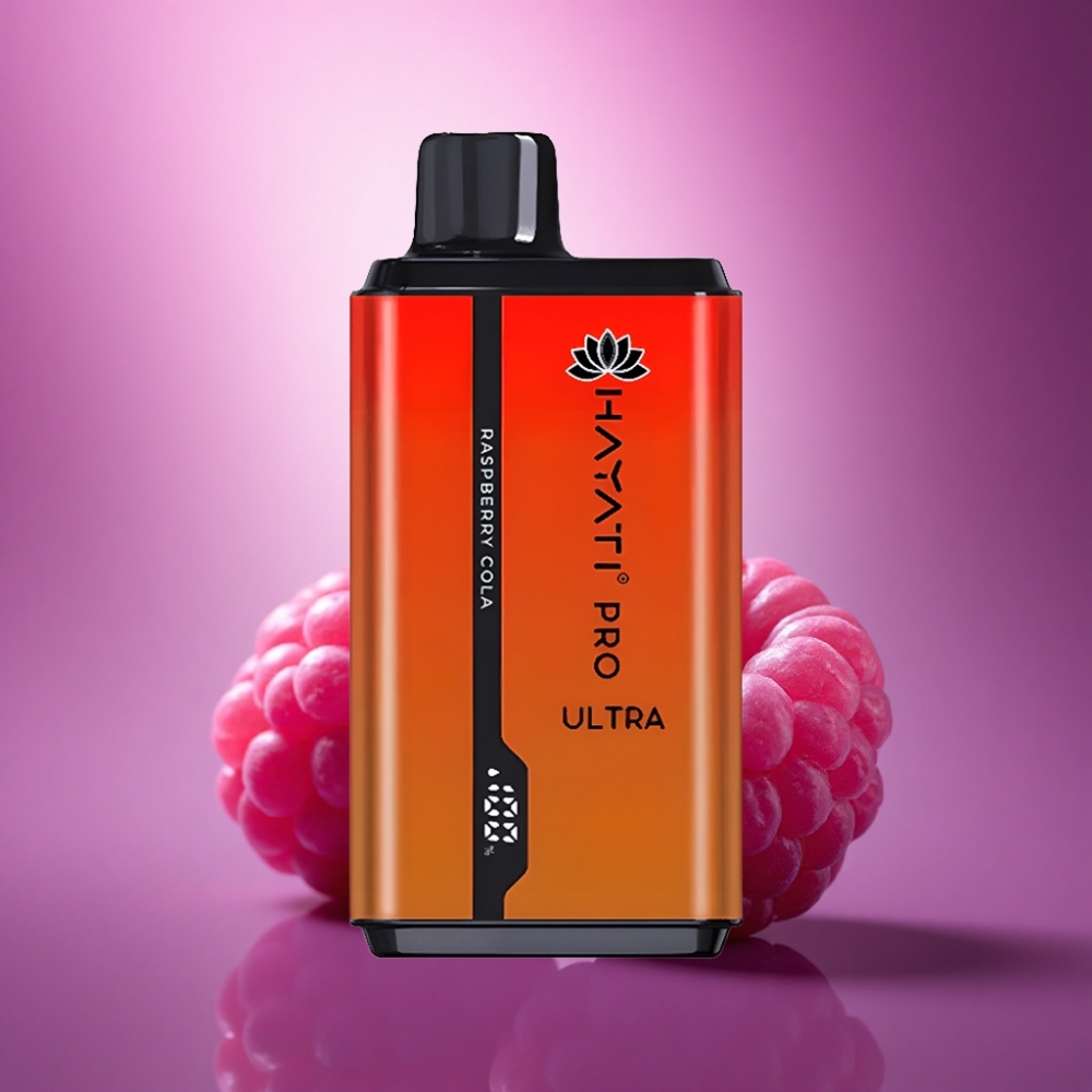Hayati Pro Ultra 15000 Puffs Aveņu Kola ar 850mAh un 2% nikotīna