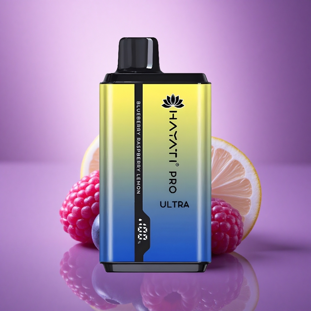 Hayati Pro Ultra 15000 Puffs Bilenu Aveņu Citrons ar 850mAh un 2% nikotīna