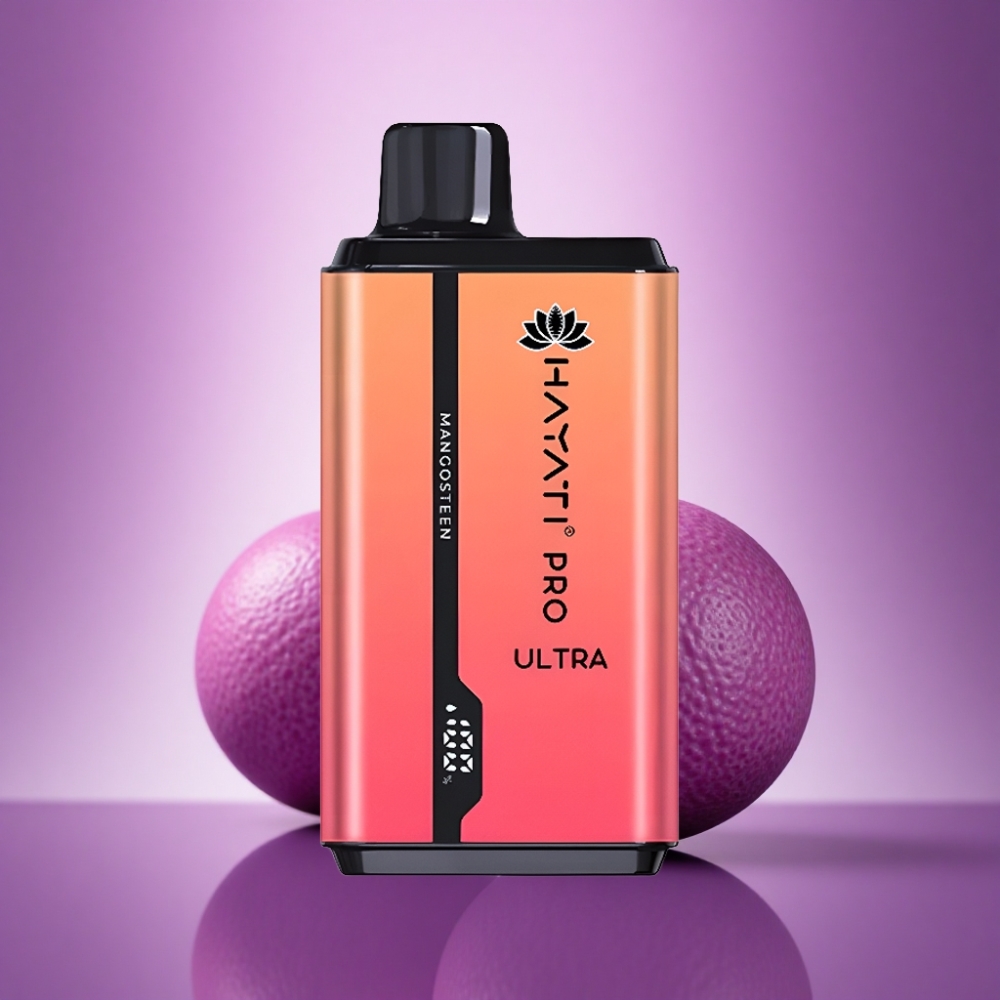 Hayati Pro Ultra 15000 Puffs Mangostīns 850mAh 2% nikotīna