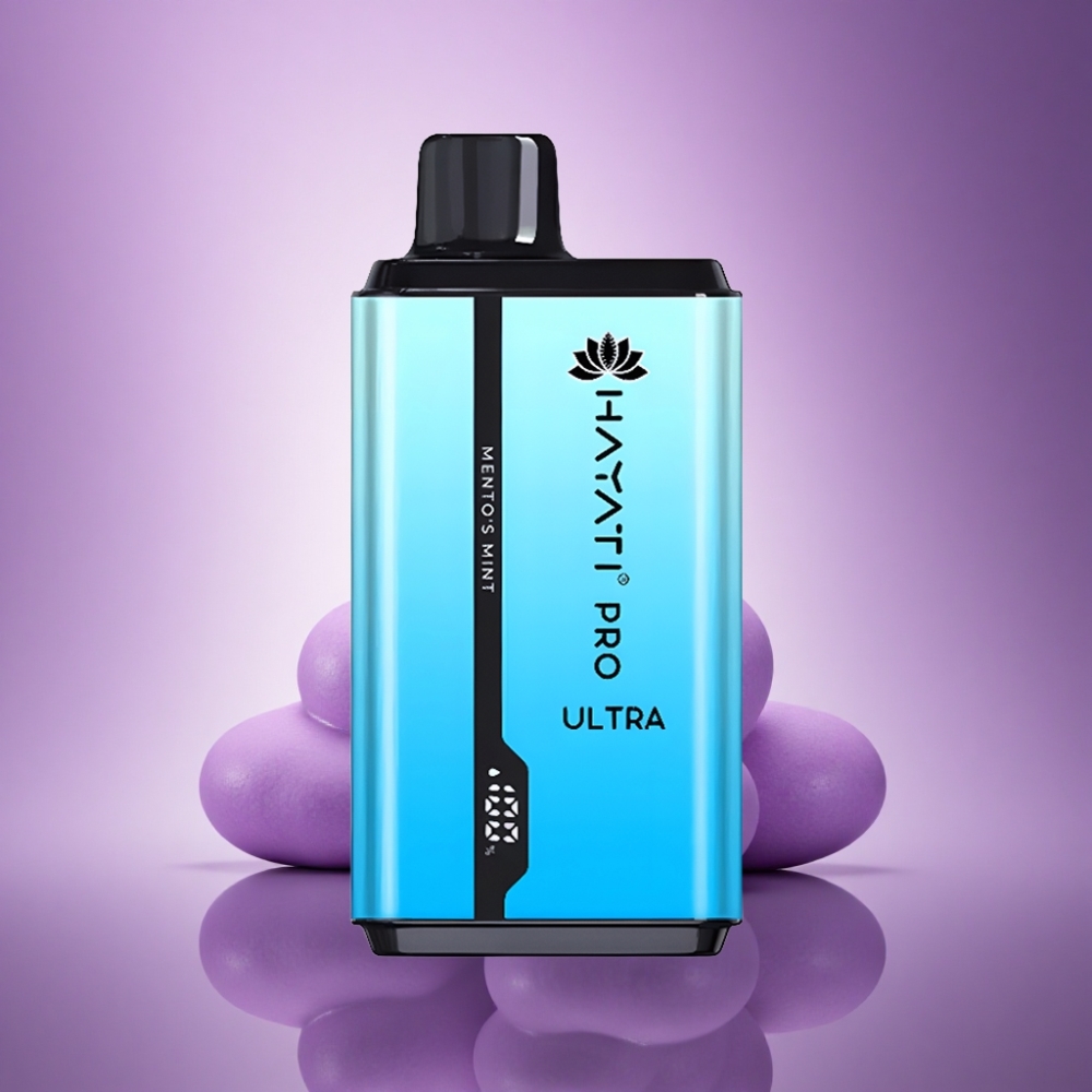 Hayati Pro Ultra 15000 Puffs Mento'S Mētra 2% Nikotīna 850mAh