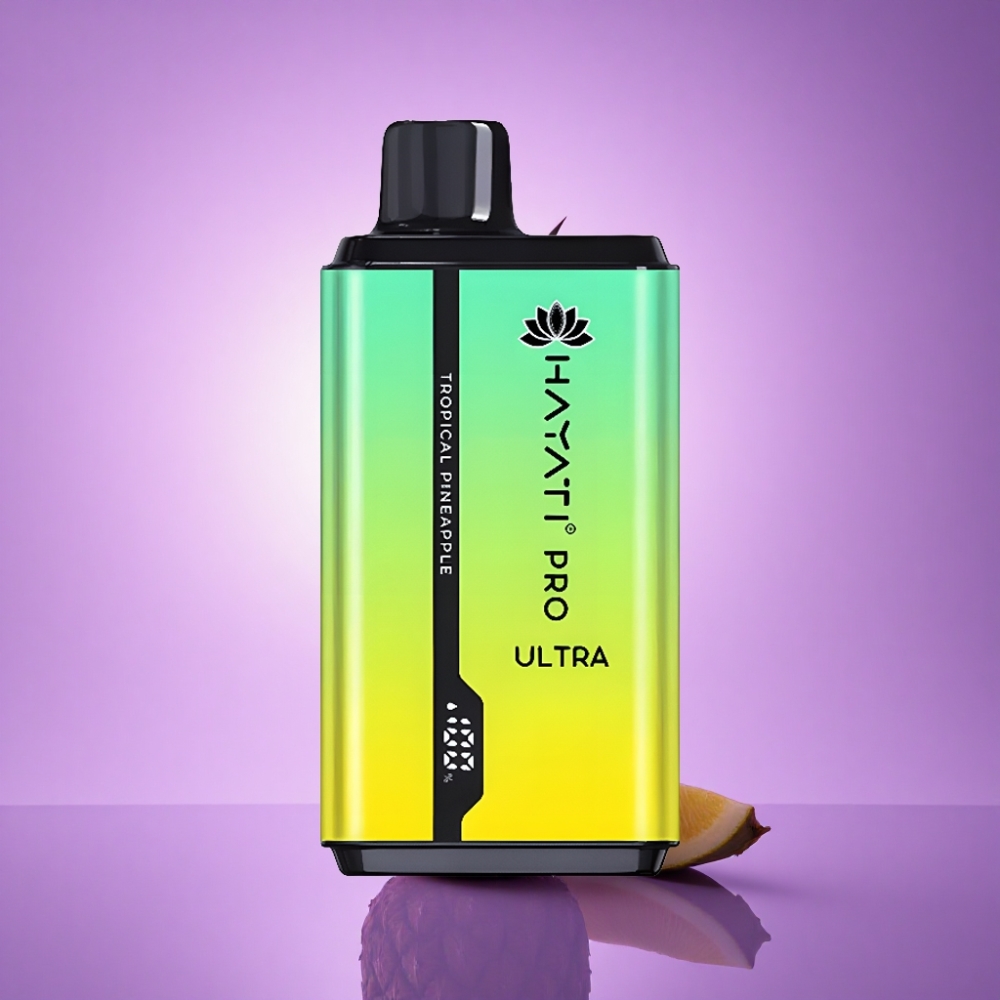 Hayati Pro Ultra 15000 Puffs Tropu Ananāss 850mAh 12ml