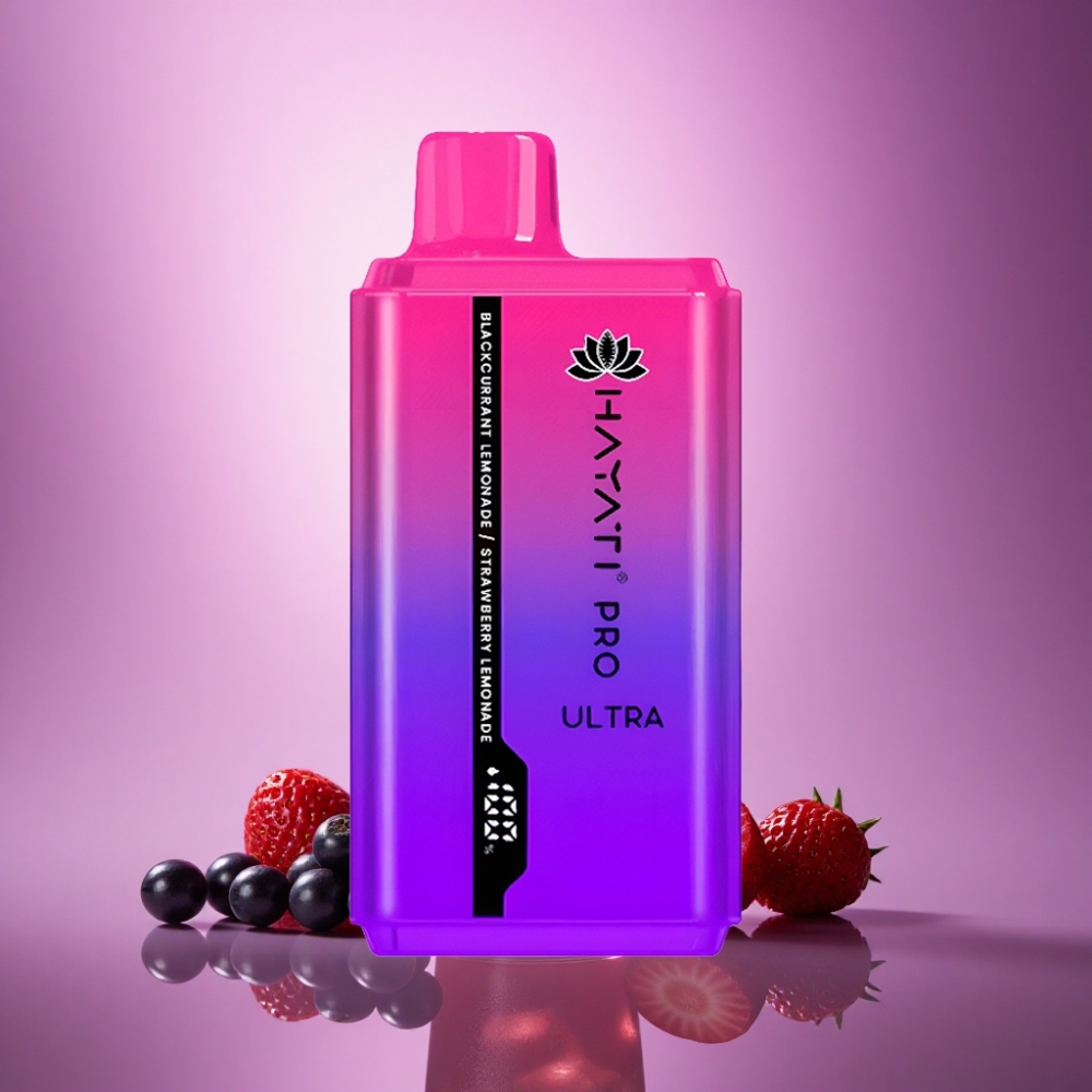 Hayati Pro Ultra 15000 Puffs Upeņu Limonādes Zemeņu Limonāde ar 850mAh un 2% nikotīna