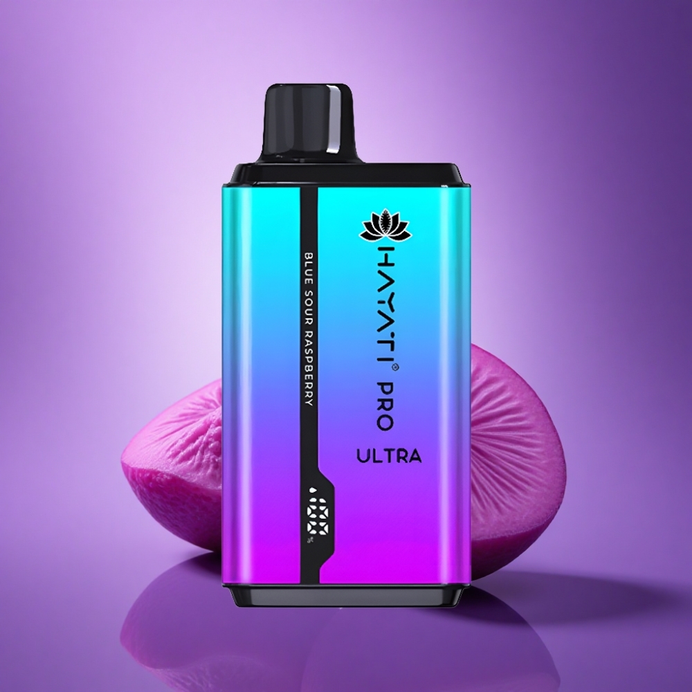 Hayati Pro Ultra 15000 Puffs Zilā Skābā Aveņu ar 850mAh un 2% nikotīna