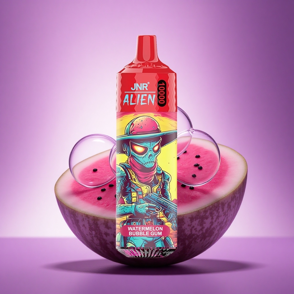 JNR Alien 10000 Arbūza Košļājamā Gumija ar 850mAh un 20ml E-šķidruma