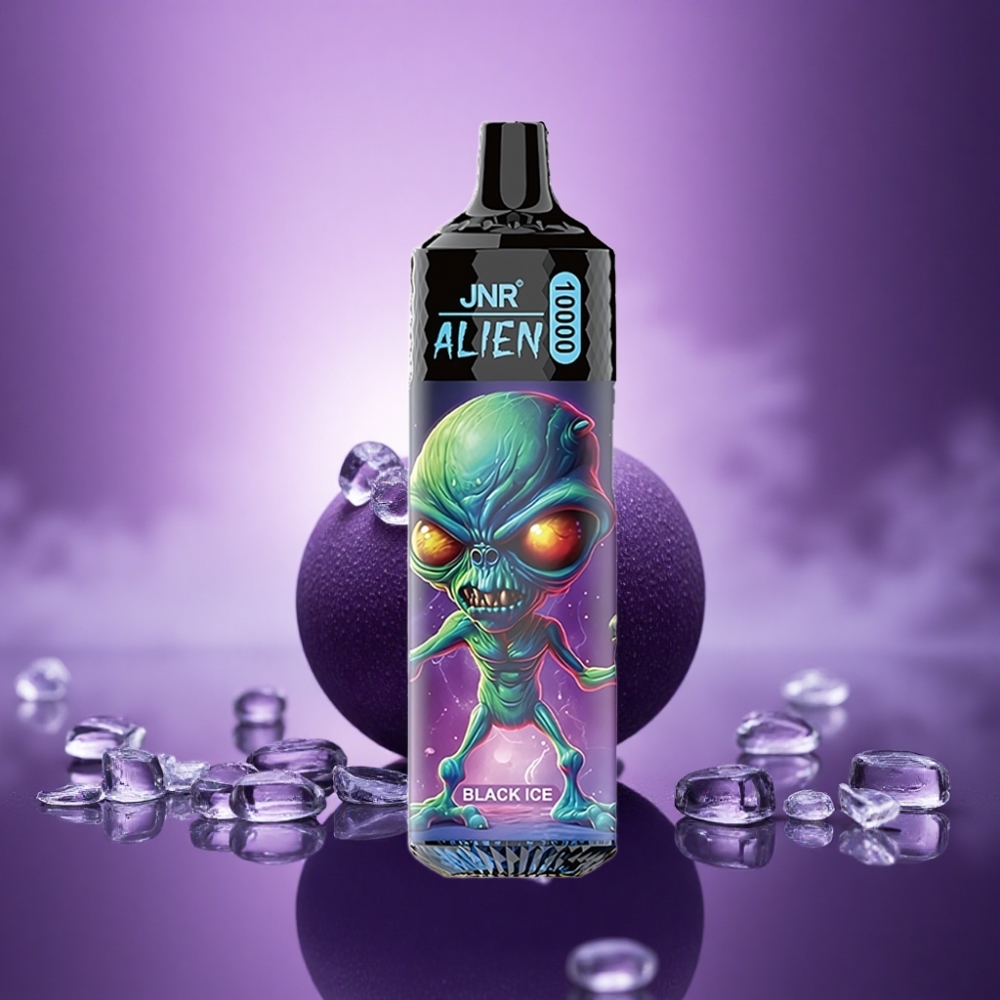 JNR Alien 10000 Melnais Ledus 850mAh 20ml