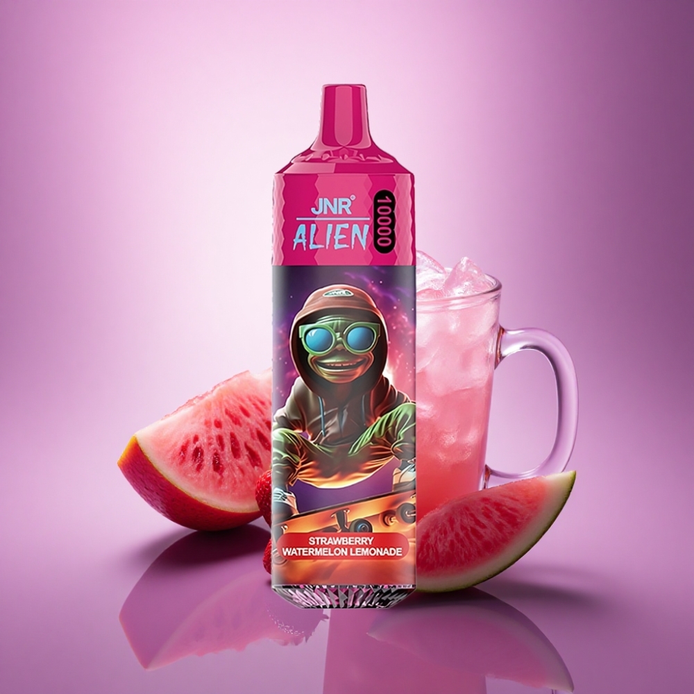 JNR Alien 10000 Zemeņu Arbūzu Limonāde ar 850mAh un 20ml E-kviedru