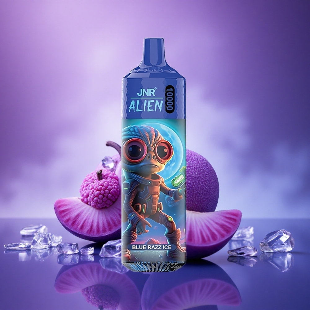 JNR Alien 10000 Zilā Aveņu Ledus ar 850mAh un 20ml
