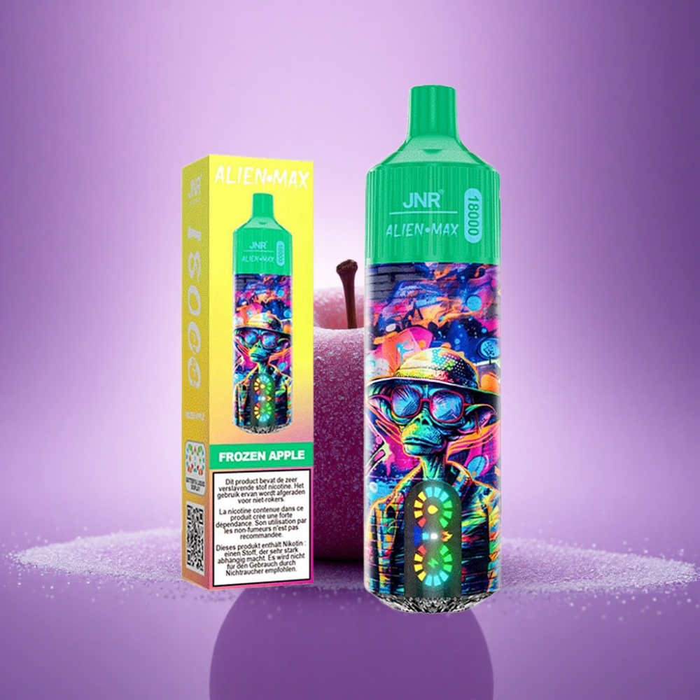 JNR Alien Max 18000 Saldētais ābols ar 850mAh un 28ml e-šķidruma
