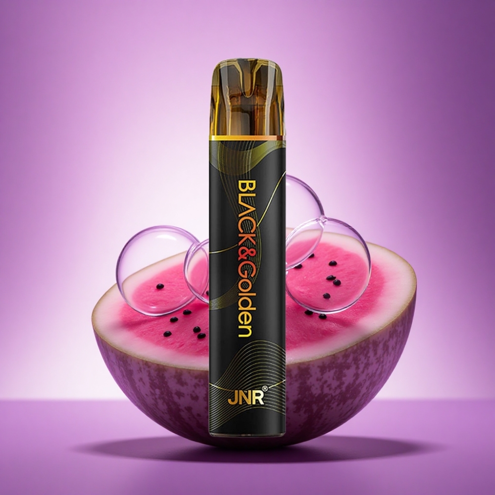 JNR Black&Golden 600+200 Arbūza Košļājamā Gumija ar 550mAh un 2% nikotīna saturu