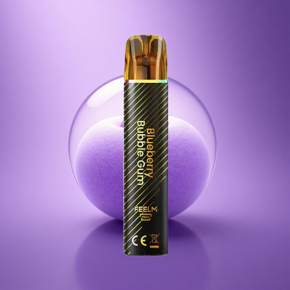 JNR Black&Golden 600+200 Zilā Oga Burbuļu Gumija ar 2% nikotīna un 550mAh bateriju