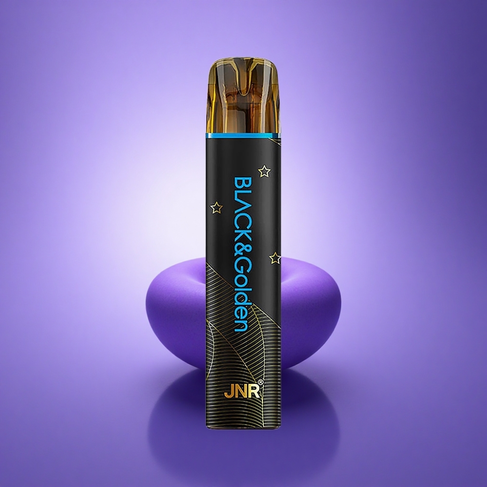 JNR Black&Golden 600+200 Zilais 550mAh 2ml Nikotīns 2%