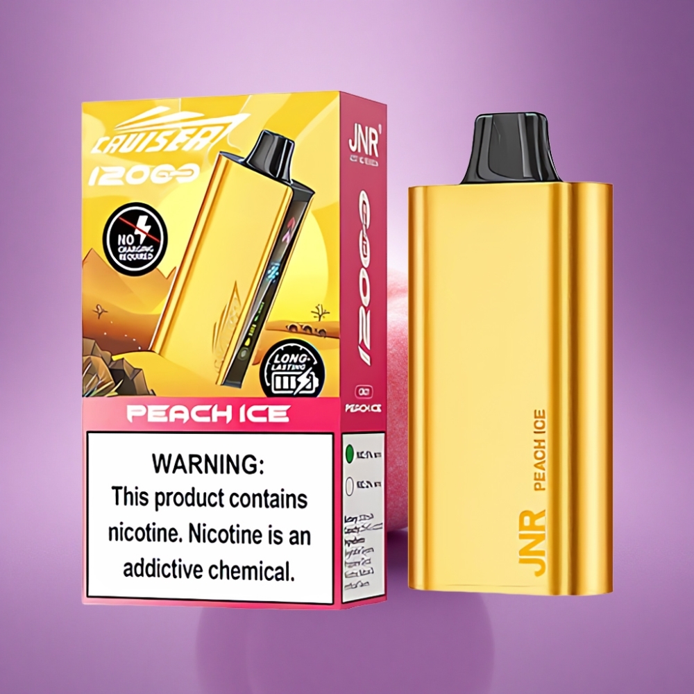 JNR Cruiser 12000 Persiku Ledus 3500 mAh 50mg nikotīna