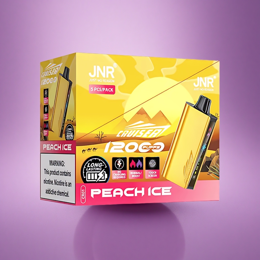 JNR Cruiser 12000 Persiku Ledus 3500 mAh 50mg nikotīna