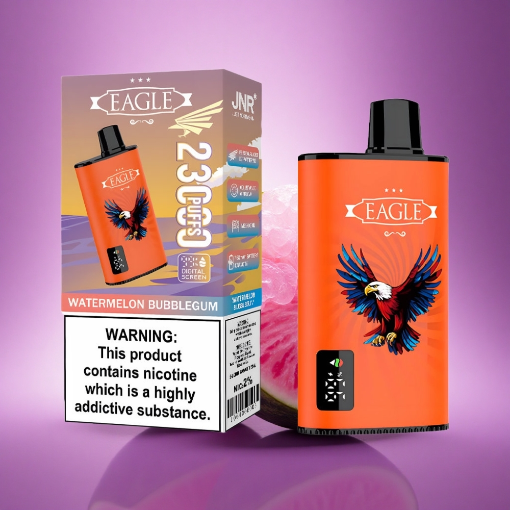 JNR EAGLE Smart 23000 Arbūzu Košļājama Guma ar Digitālo Ekrānu un 750mAh