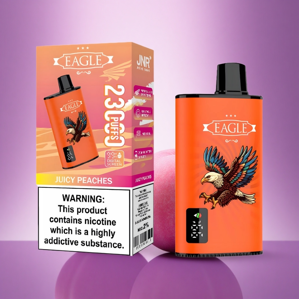 JNR EAGLE Smart 23000 Sulīgas Persiki ar 750mAh un 25ml e-Liquid