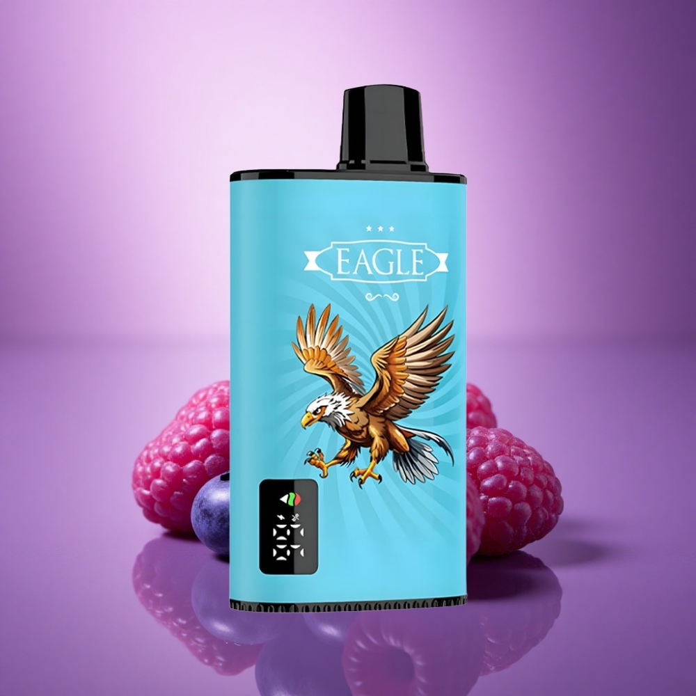 JNR EAGLE Smart 23000 Zilā Īrene Skābā Avenele ar 25ml e-likvīda un 750mAh bateriju