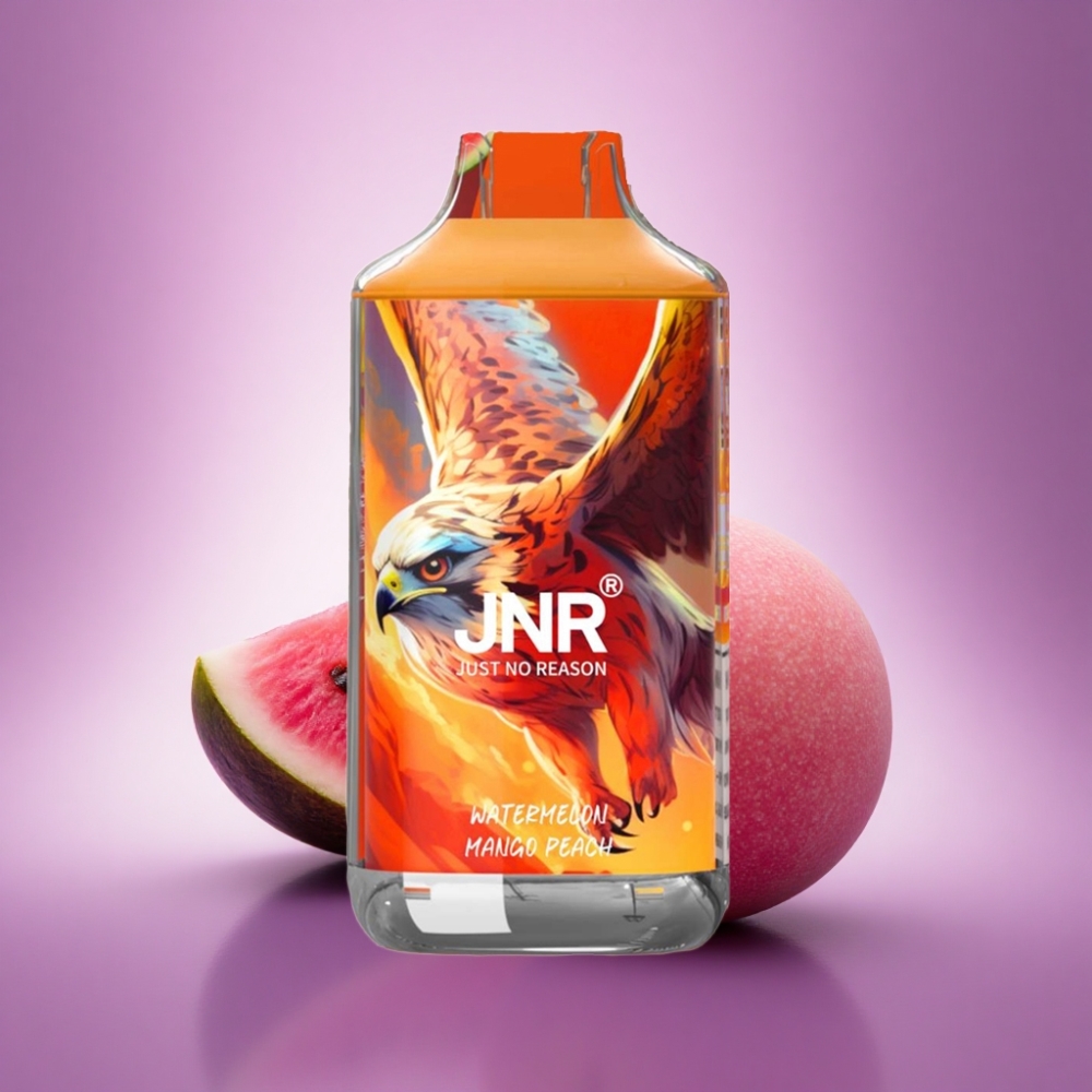 JNR Falcon 16000 Arbūzu Mango Persiku 850 mAh 22ml Divu Režģu Spole 0%-2% Nikotīns