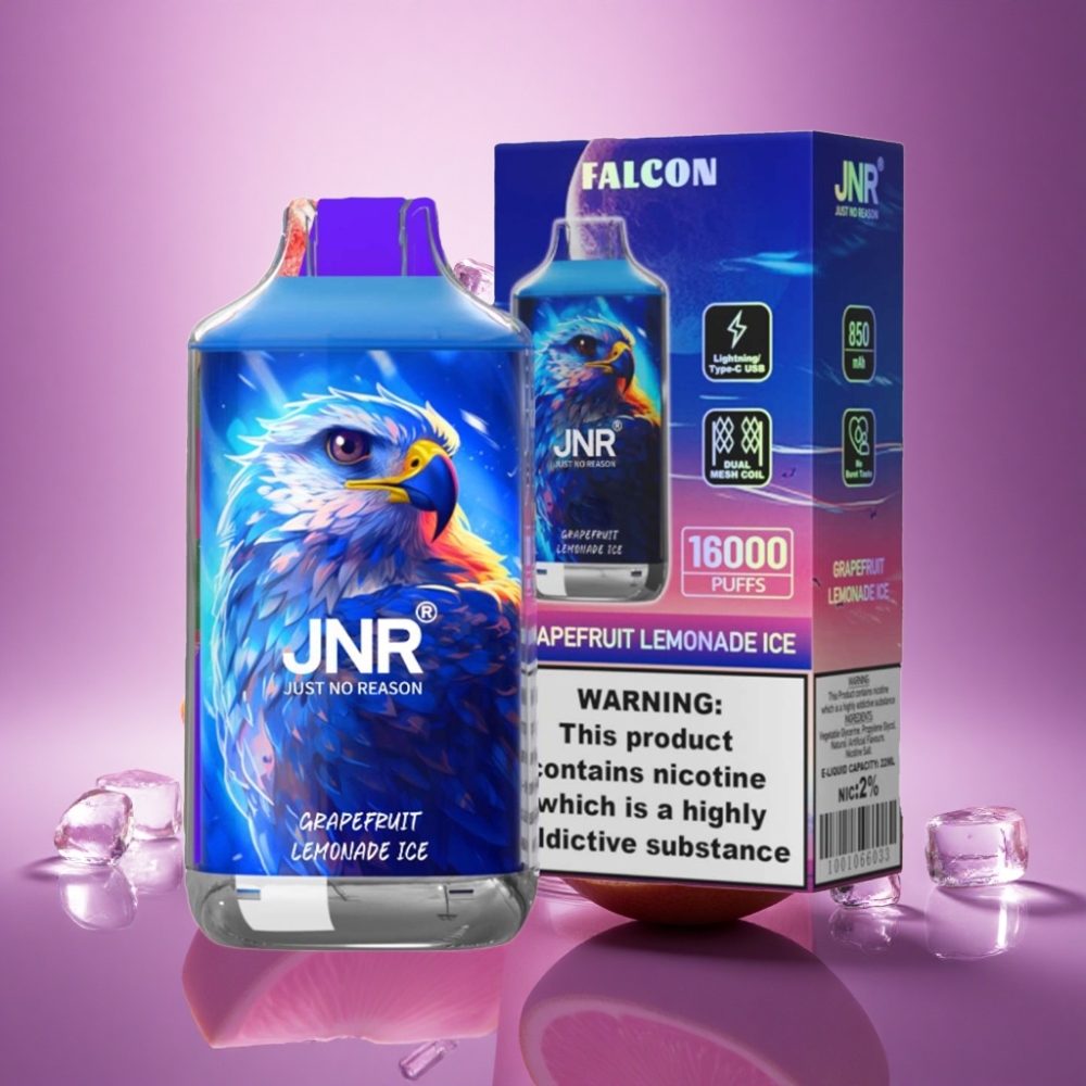 JNR Falcon 16000 Greipfrūtu Limonādes Ledus ar 850 mAh un 22ml e-šķidruma