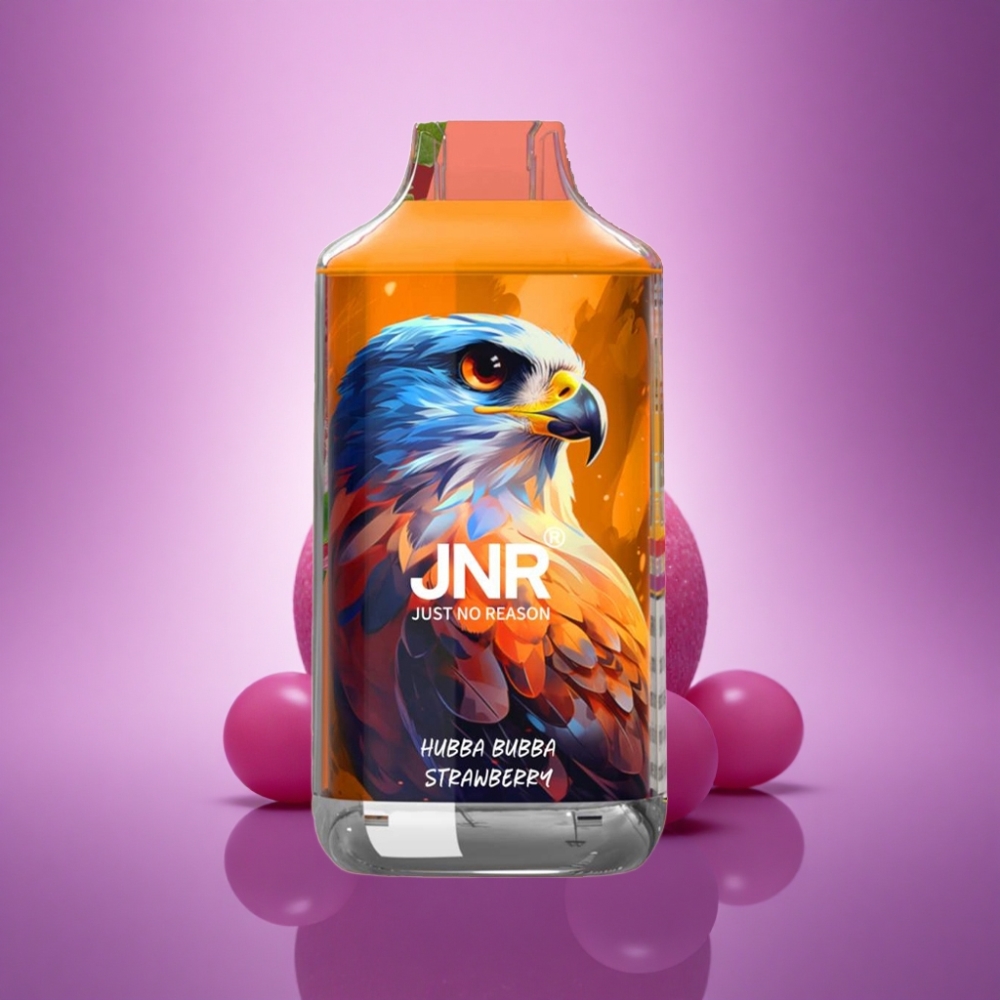 JNR Falcon 16000 Zemeņu Hubba Bubba ar 850 mAh un 2% nikotīna saturu