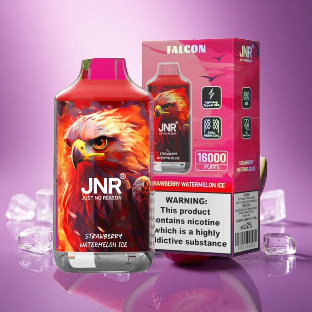 JNR Falcon 16000 Zemenes Arbūzu Ledus ar 850 mAh un 2% nikotīna