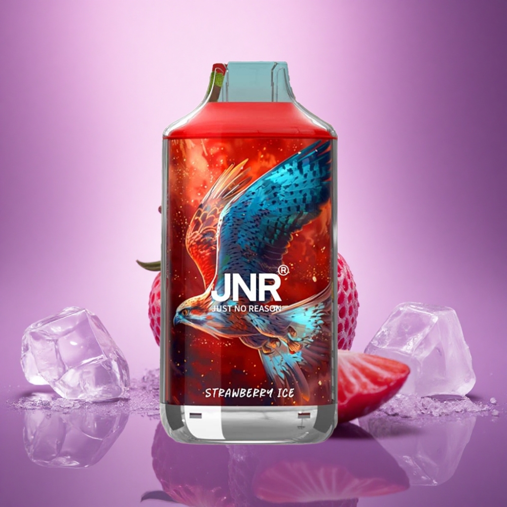 JNR Falcon 16000 Zemenes Saldējums ar 850 mAh un 2% nikotīna