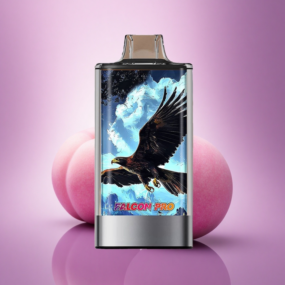JNR Falcon Pro 28000 Baltā Persiku Aveņu 950mAh 5% Nikotīna