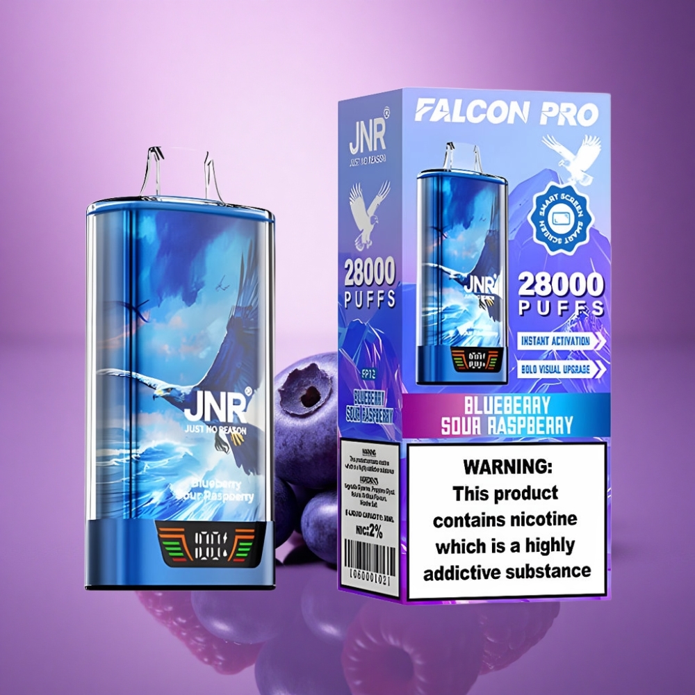 JNR Falcon Pro 28000 Zilā Ožu Skābā Aveņa 5% Nikotīna 950mAh
