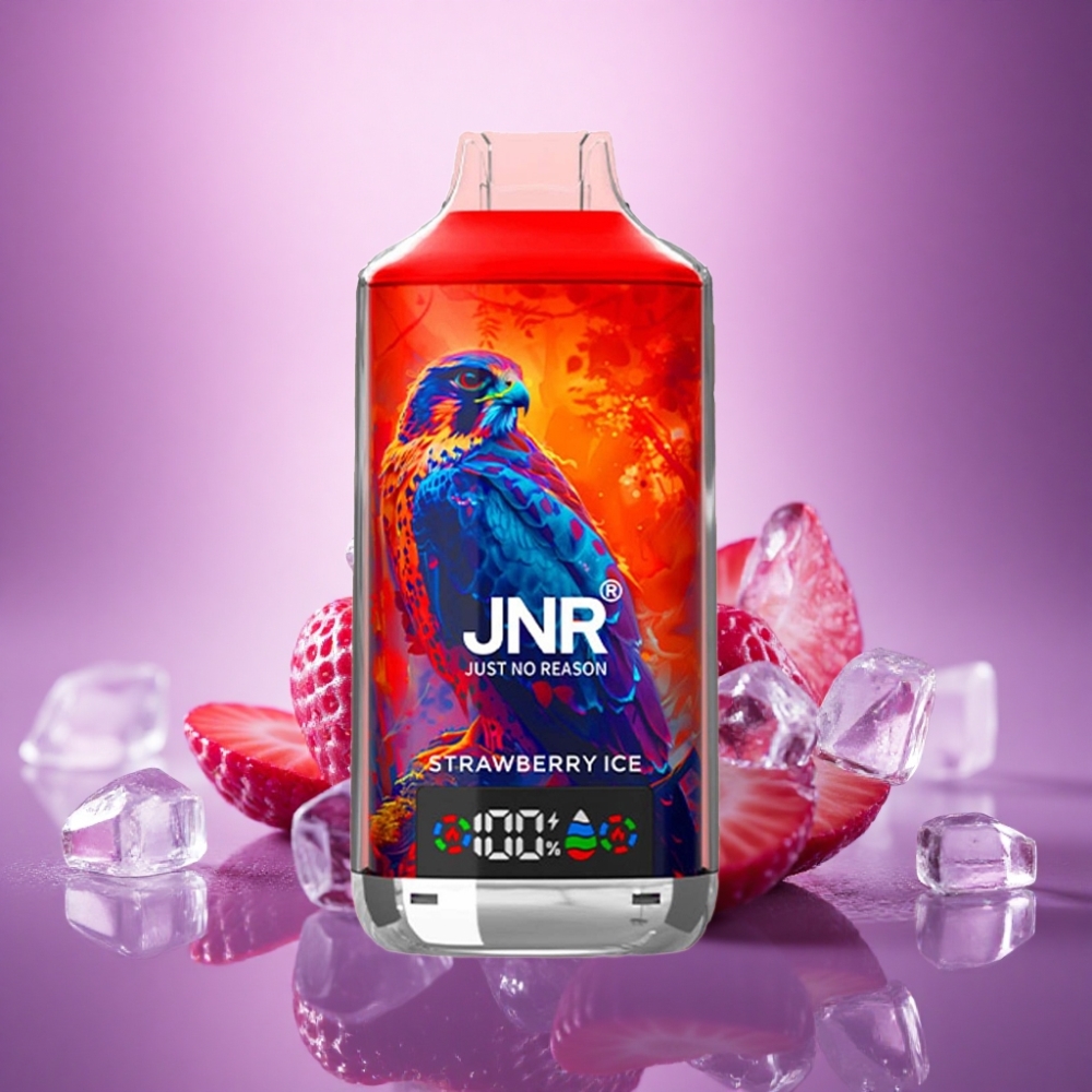 JNR Falcon X 18000 Zemeņu Ledus ar 24ml E-gāzes un 750mAh