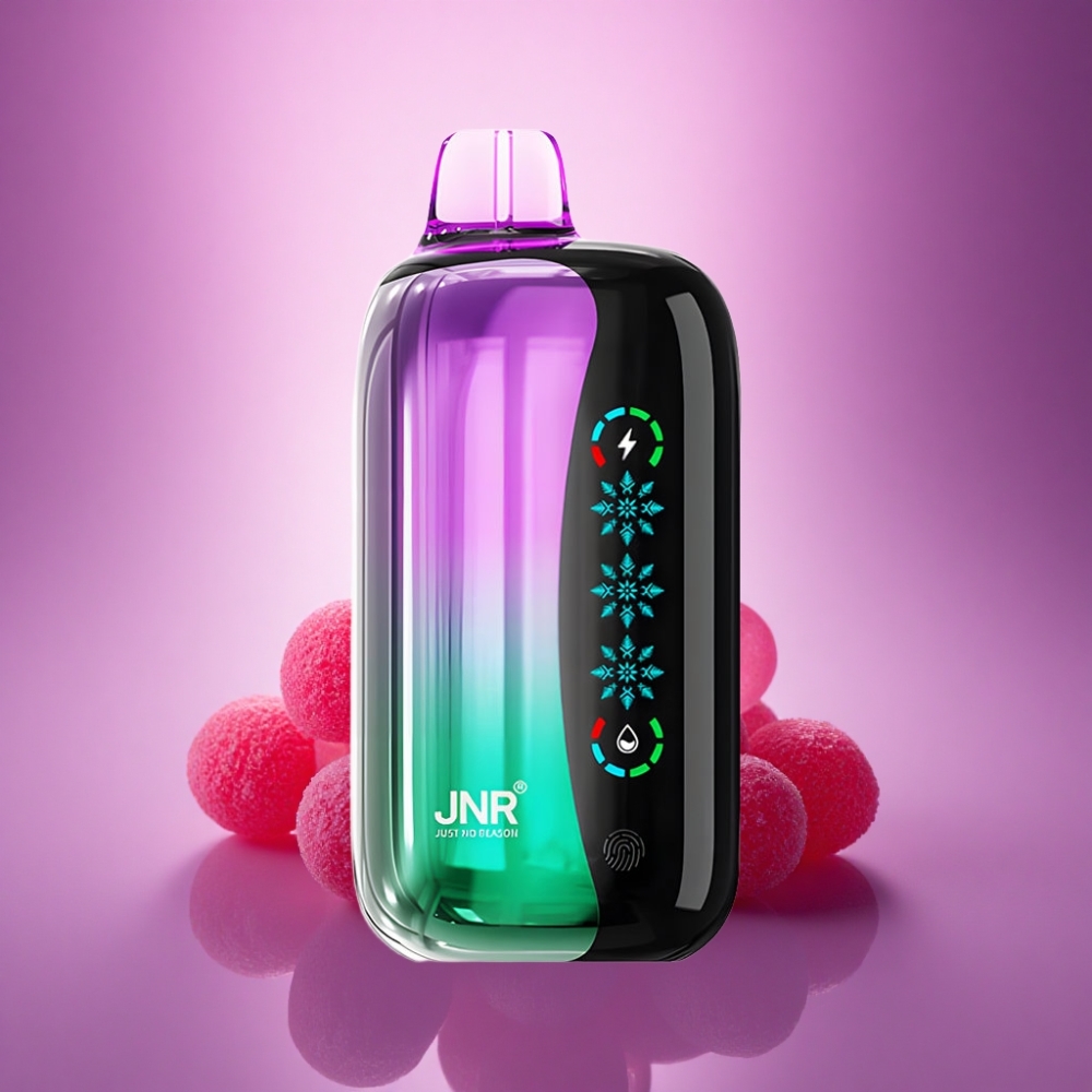 JNR Flex Ice 21000 Skābā ķiršu gumijas ar pielāgojamu ledu un 1000mAh