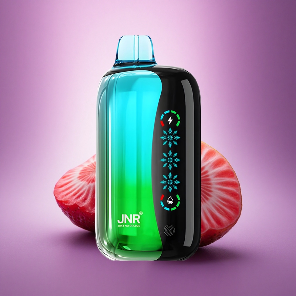 JNR Flex Ice 21000 Zemeņu Kivi Ledus Regulējams 1000mAh Tipa-C Uzlāde