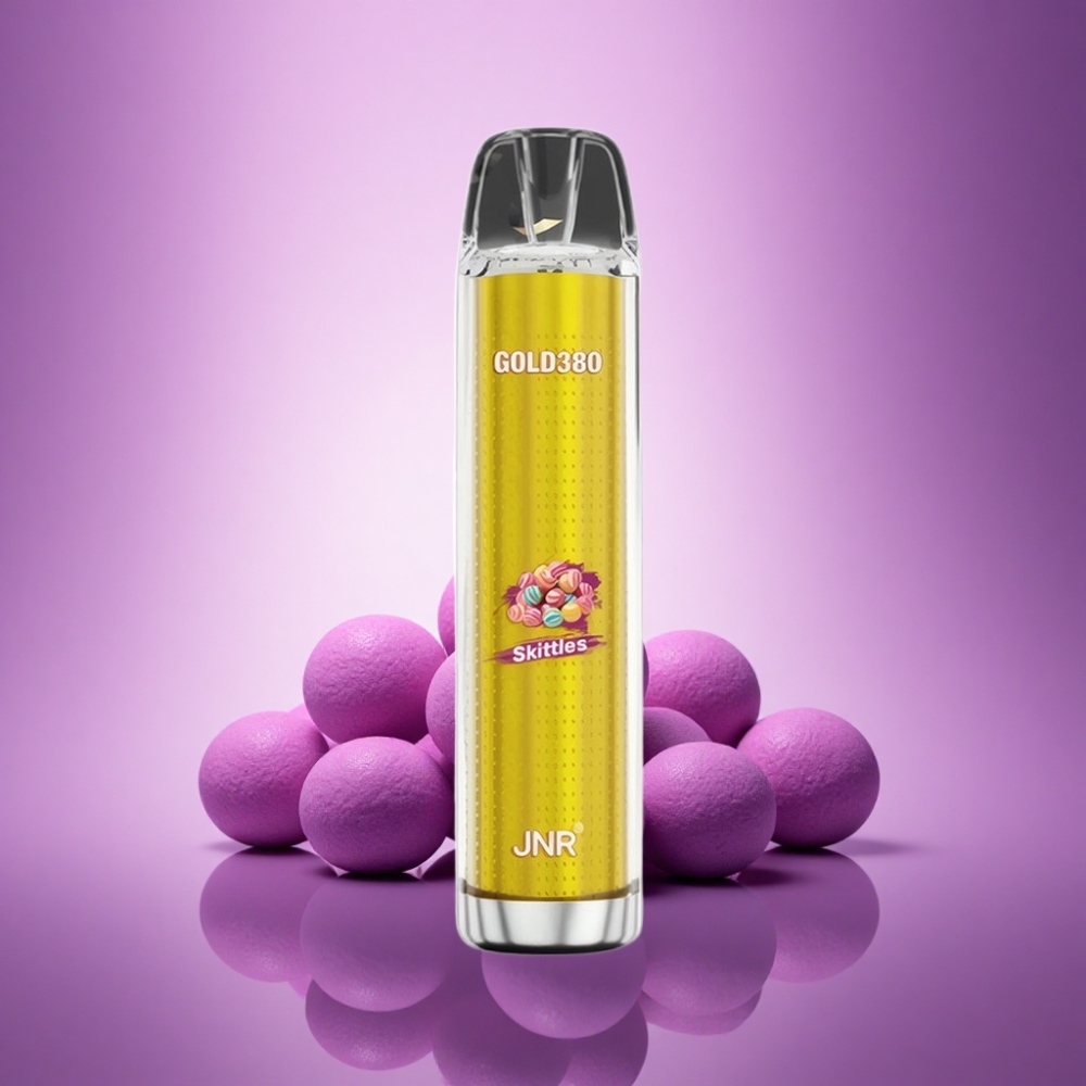 JNR Gold380 6000 Krāšņie 1500mAh 0%,2%,5% nikotīna