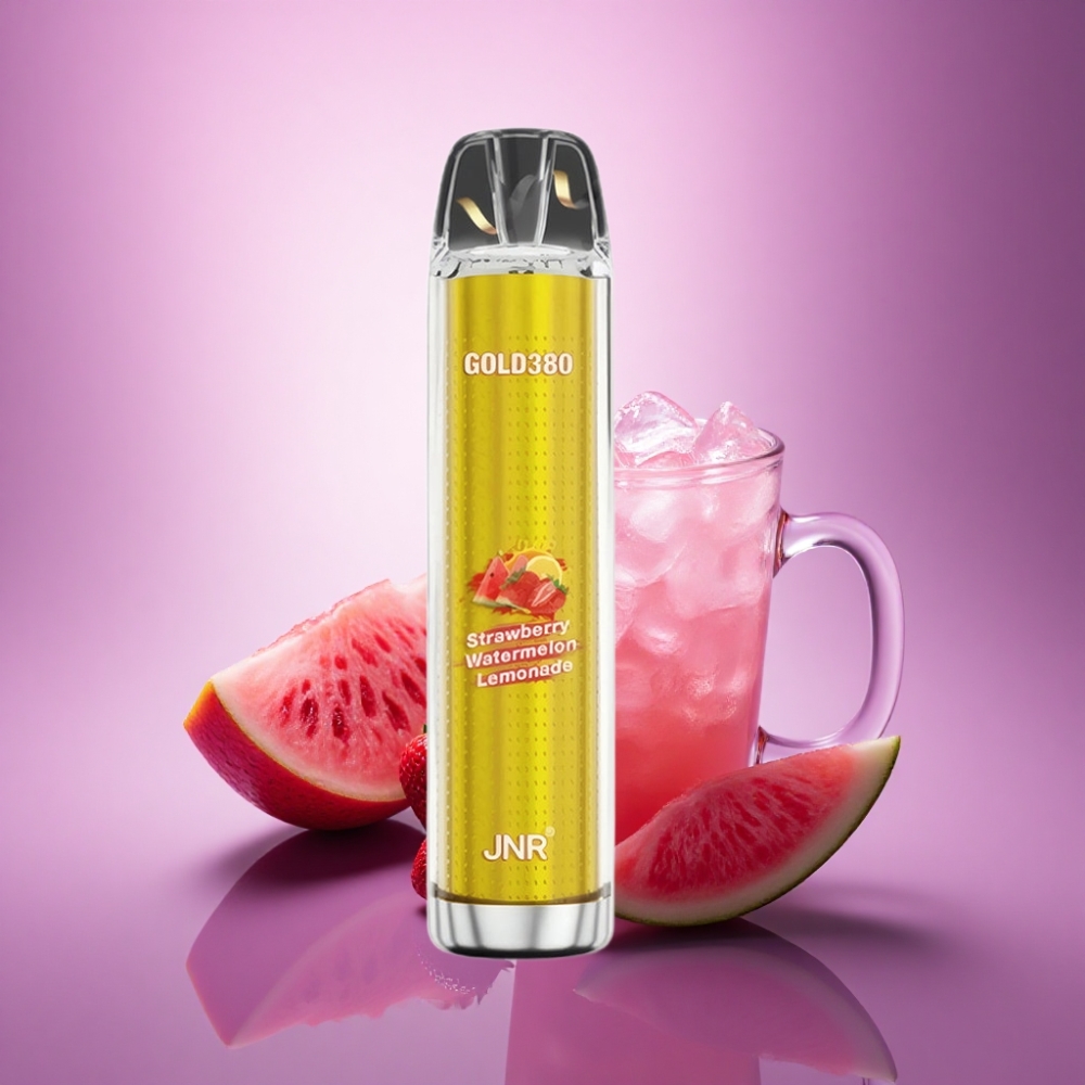 JNR Gold380 6000 Zemeņu Arbūzu Limonāde ar 0%,2%,5% nikotīna un 1500mAh