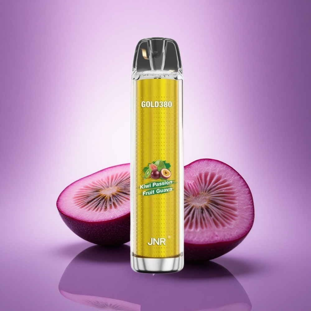 JNR Gold380 6000 Ķīvija Marakuya Gvava 1500mAh Nicotine 5%