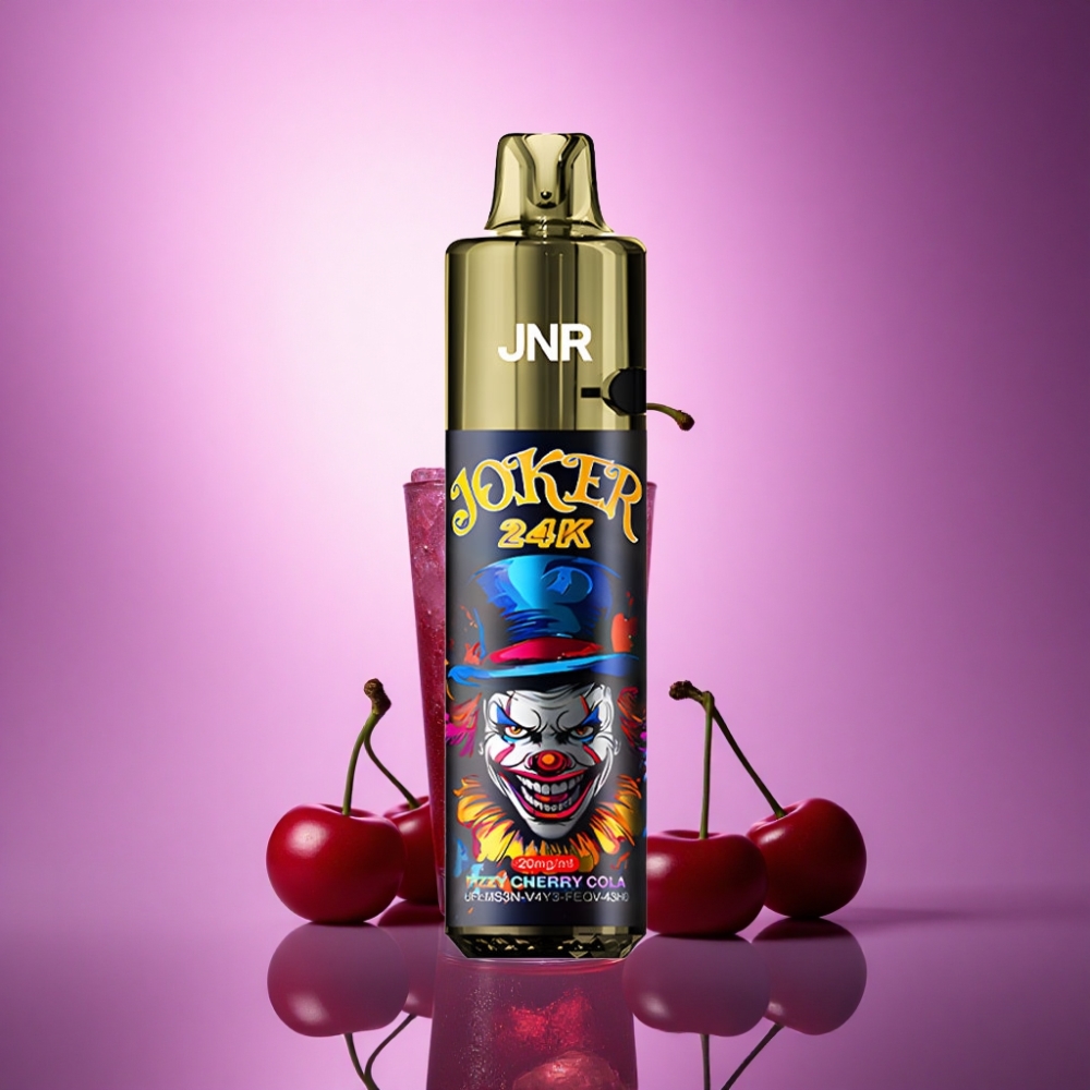 JNR Joker 24K Gaistošā Ķiršu Kolā ar 800mAh un 2% nikotīna