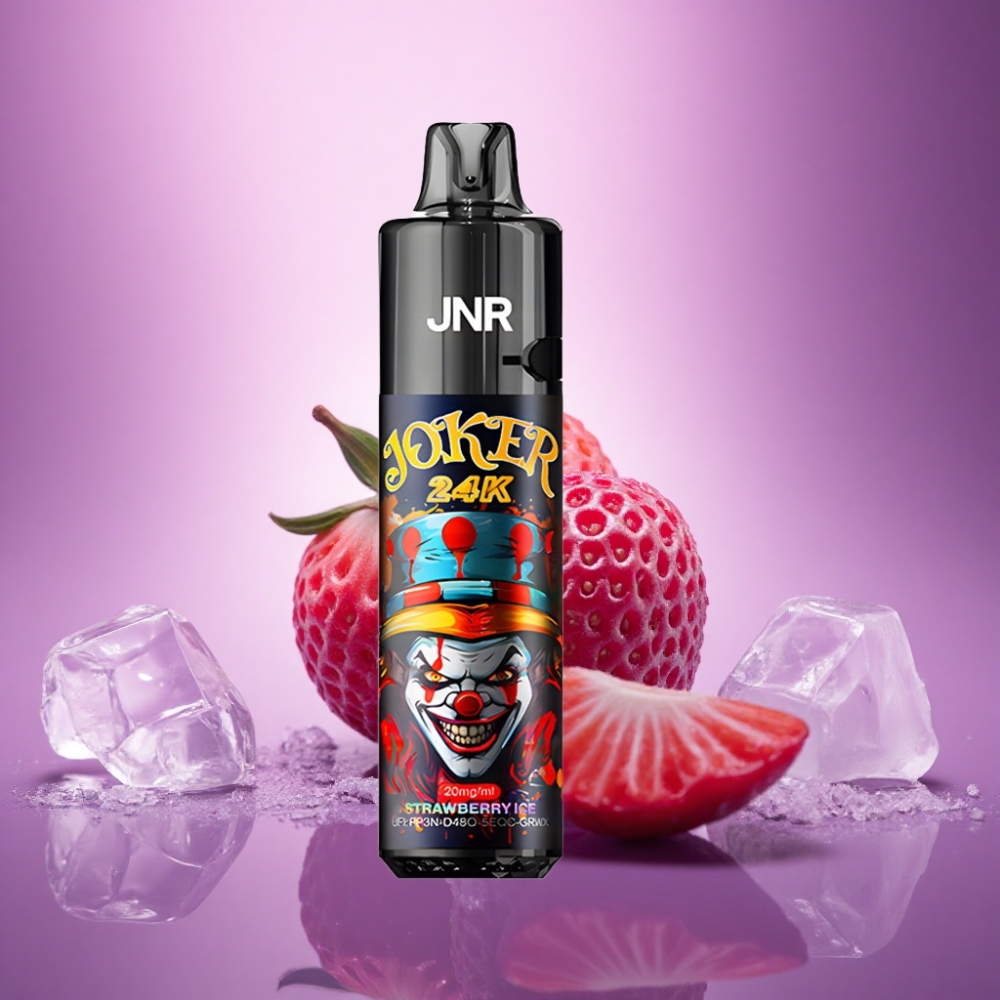 JNR Joker 24K Zemeņu Ledus ar 2% nikotīna un 800mAh bateriju