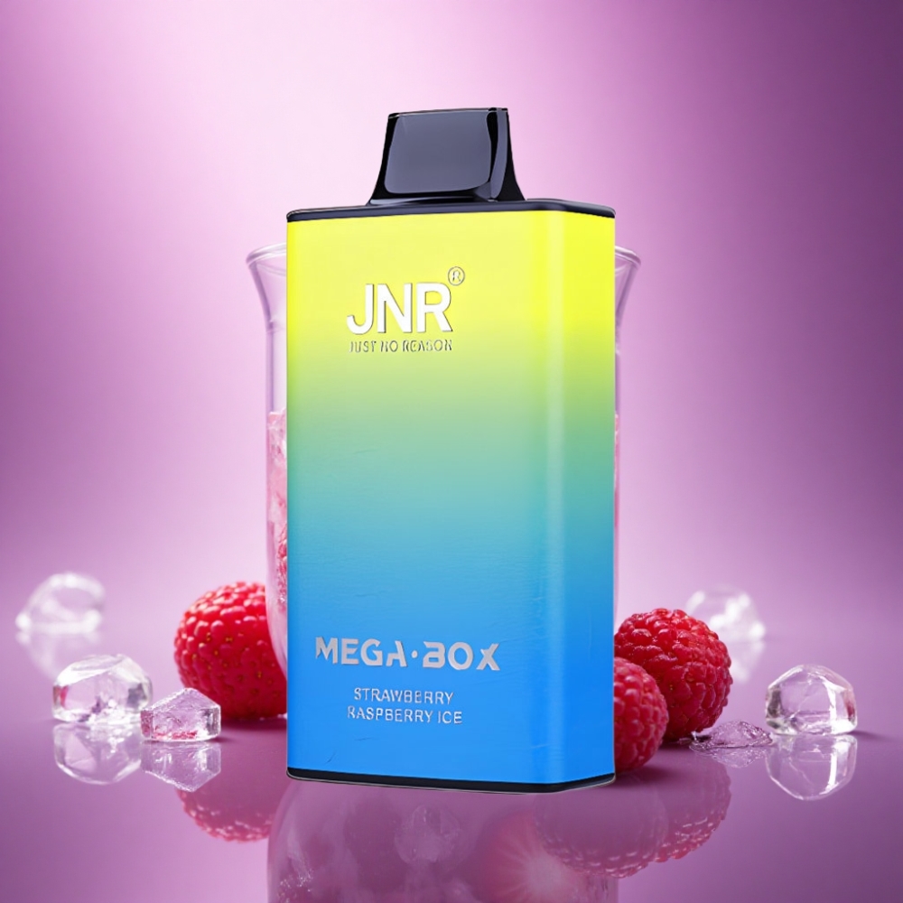 JNR Mega Box 25000 Zemenes Aveņu Ledus ar 30ml E-šķidrumu un 850mAh