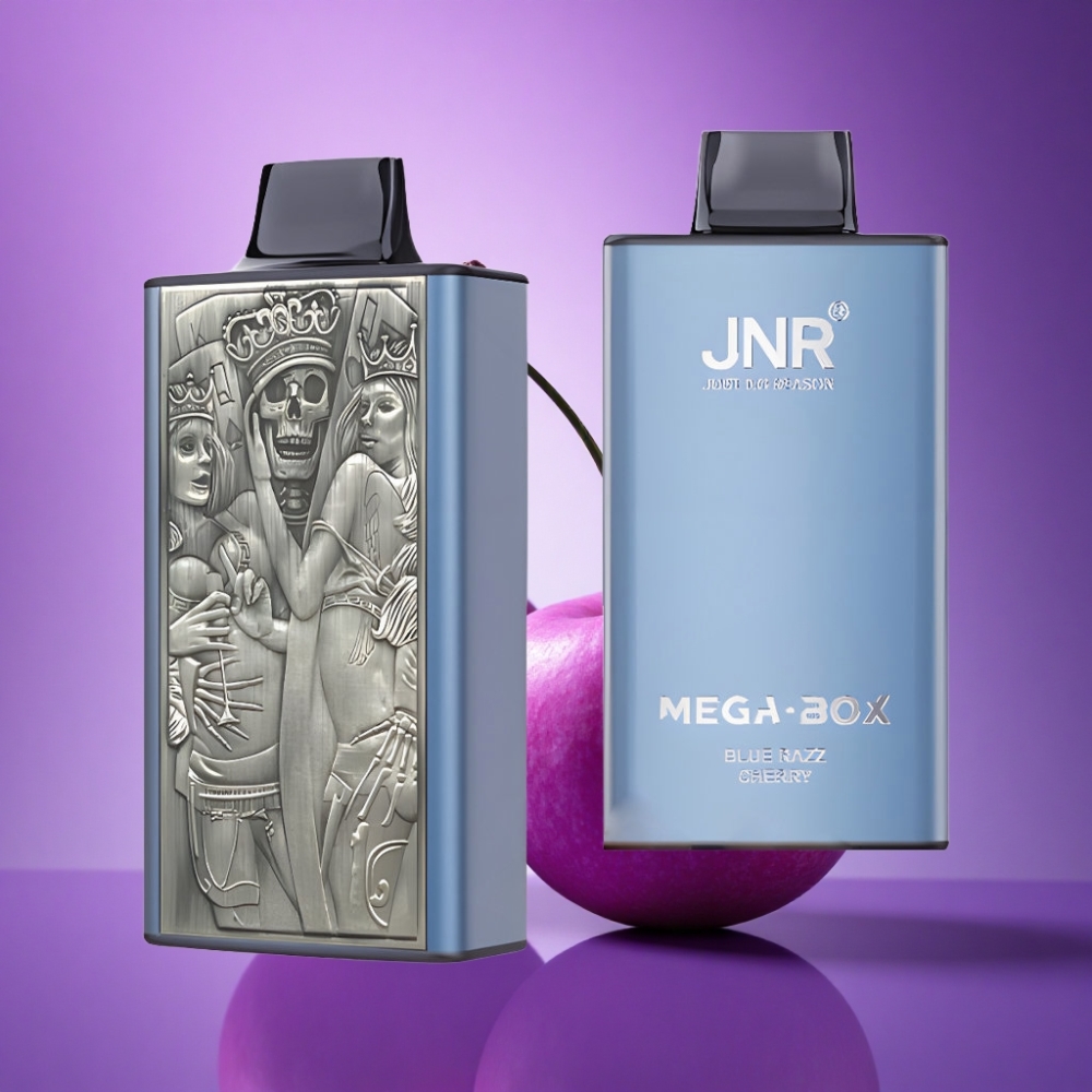 JNR Mega Box 25000 Zilā Aveņķiršu 850mAh 2% Nikotīna
