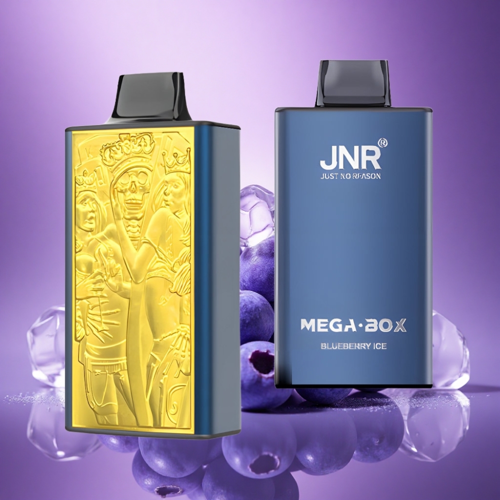 JNR Mega Box 25000 Zilā Oga Ledus ar 850mAh un 2% nikotīna