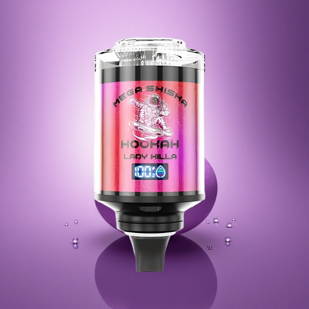 JNR Mega Shisha Hookah 100K Dāma Nīcinātāja 2200mAh 2% nikotīns