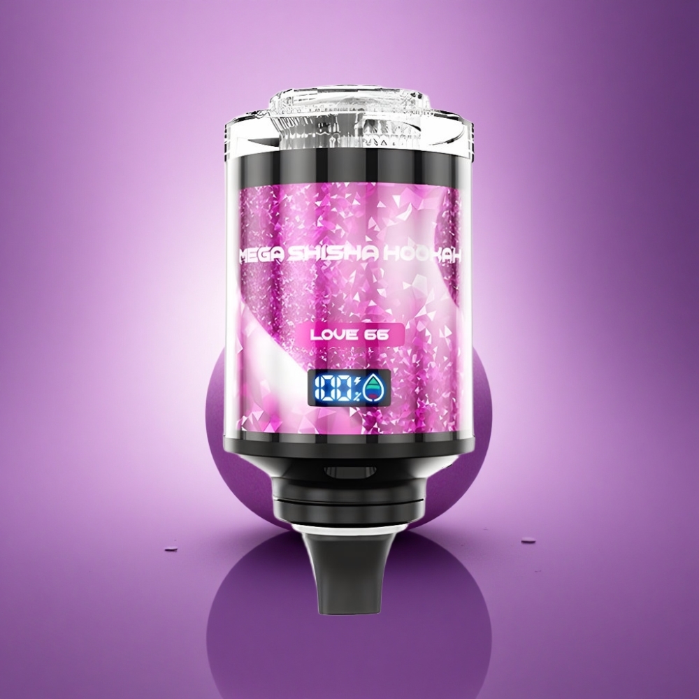 JNR Mega Shisha Hookah 100K Mīlestība 66 60ml 2200mAh