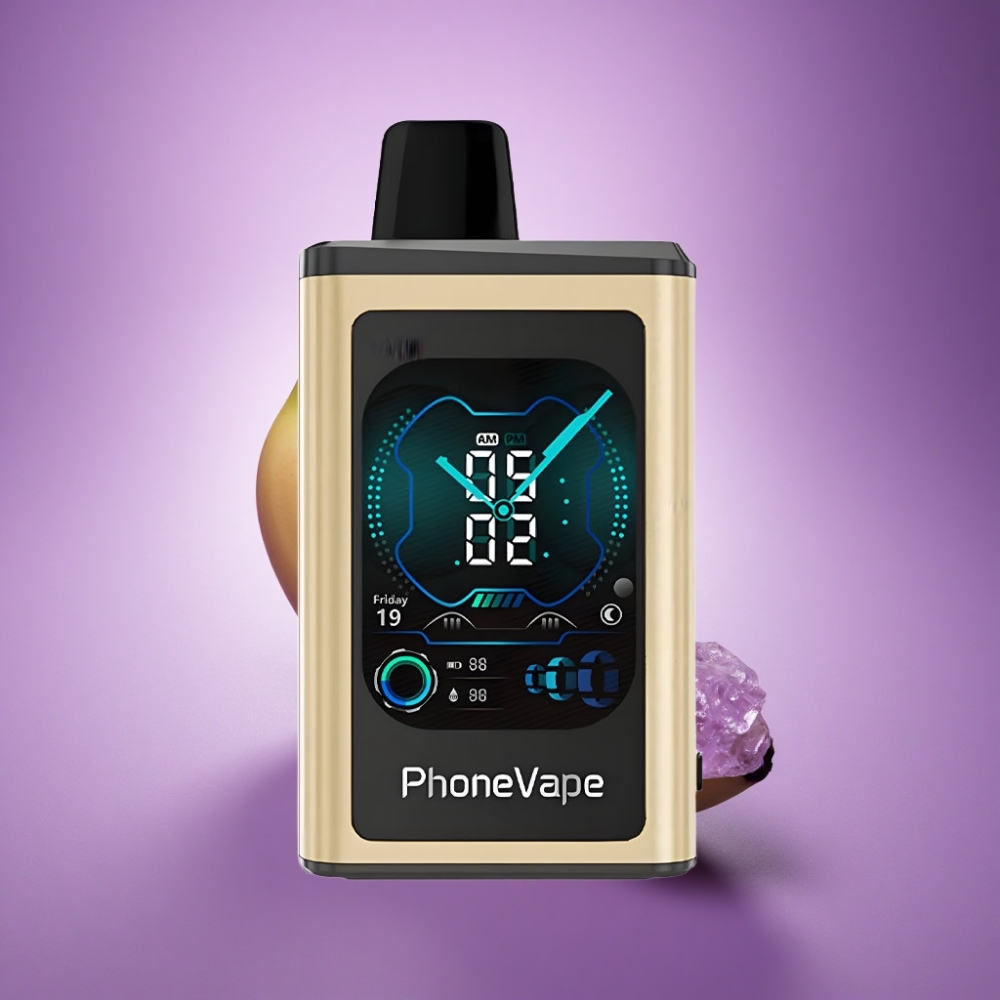 JNR PhoneVape 30000 Banānu Ledus ar Adjustable Airflow un 5% Nikotīna