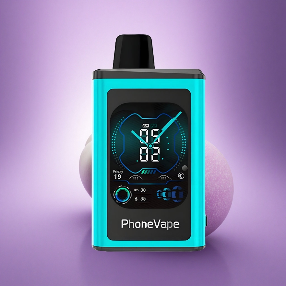 JNR PhoneVape 30000 Miami Mint 850mAh Tipa-C Uzlādējams Nikotīns 2% 5%