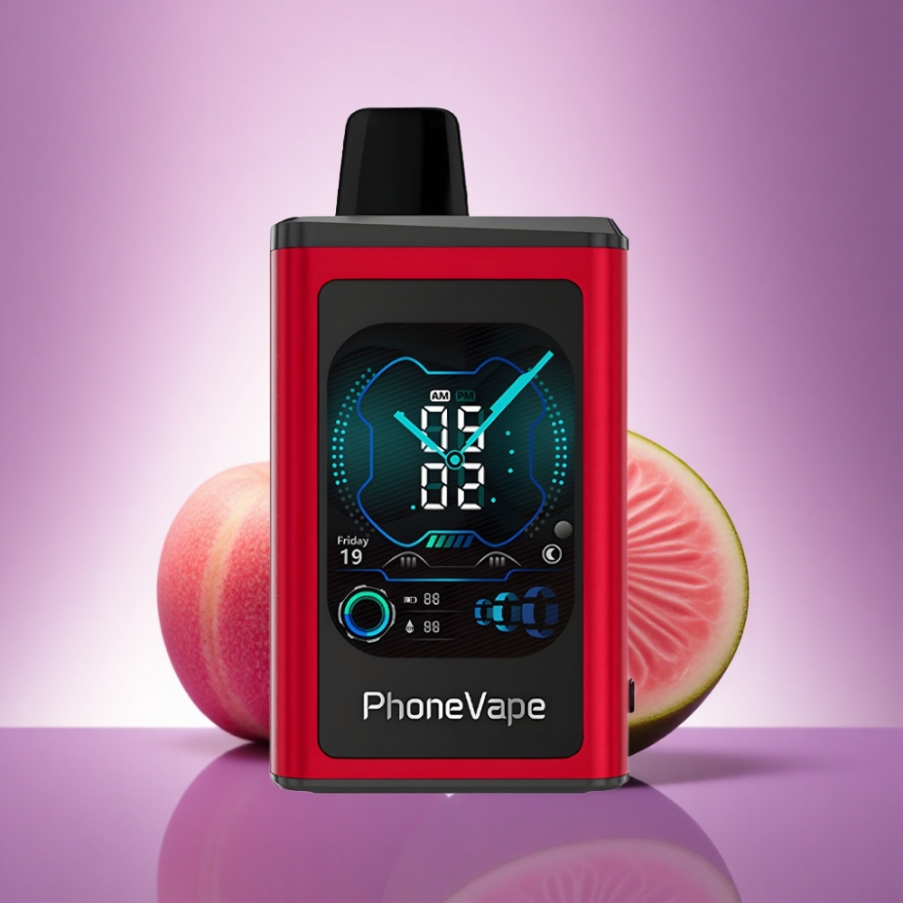 JNR PhoneVape 30000 Persiku Mango Arbūzs ar Adjustable Airflow un 850mAh